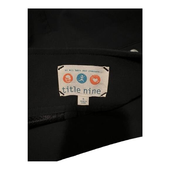 WOMENS SIZE 6 TITLE NINE ACTIVE HIKING SKIRT BLACK - Picture 5 of 6